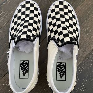 checkered vans